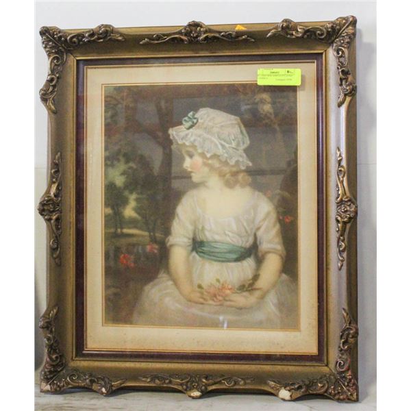 ART 1920S MISS SIMPLICITY LITHO BY JOSHUA