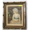 Image 1 : ART 1920S MISS SIMPLICITY LITHO BY JOSHUA