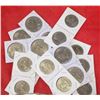 Image 1 : 25 CANADIAN + US DOLLAR COINS 1968-1981