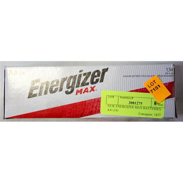 NEW ENERGIZER MAX BATTERIES AA (24)