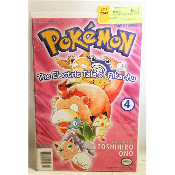 VIZ COMICS POKEMON ELECTRIC TAIL OF PIKACHU #4