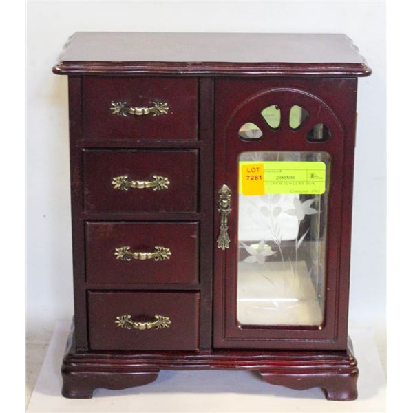 FOLD OUT DOOR JEWLERY BOX