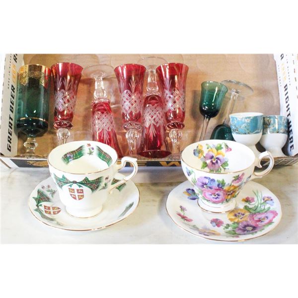 COLLECTION OF SPECIALTY CHINA AND GLASSWARE