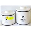 Image 1 : TEA+COFFEE CANISTERS
