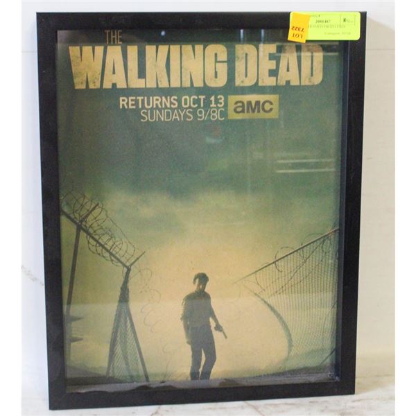 11" X 17" FRAMED PHOTO TWD
