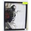 Image 1 : 11" X 17" FRAMED PHOTO CAT WOMAN