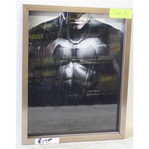 11" X 17" FRAMED PHOTO BATMAN