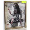 Image 1 : 11" X 17" FRAMED PHOTO X-12