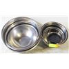 Image 1 : LOT OF STAINLESS STEEL MIXING BOWLS