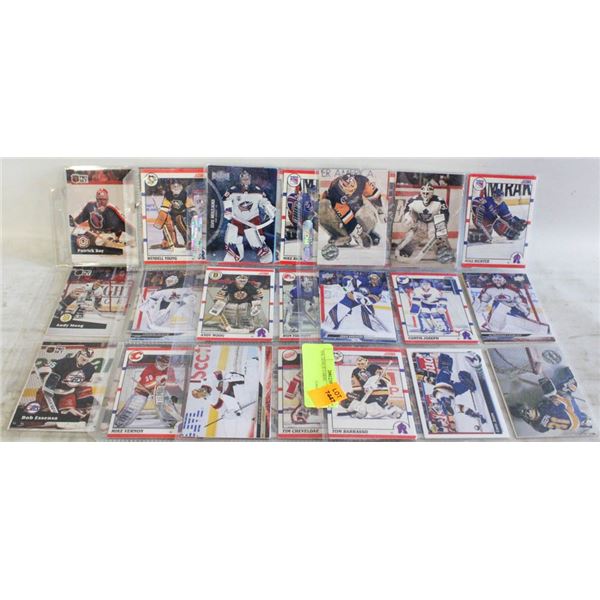 NHL GOALIE CARDS