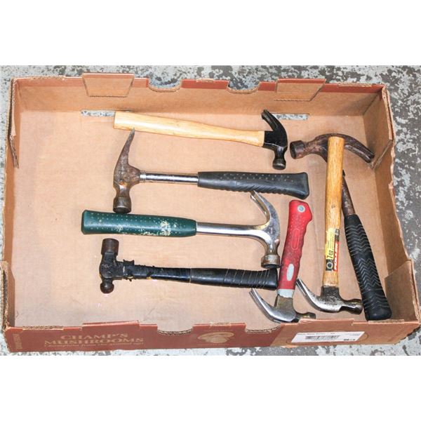 LARGE FLAT OF HAMMERS