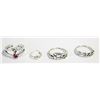 Image 1 : STAT 3 RINGS AND NOSE RING