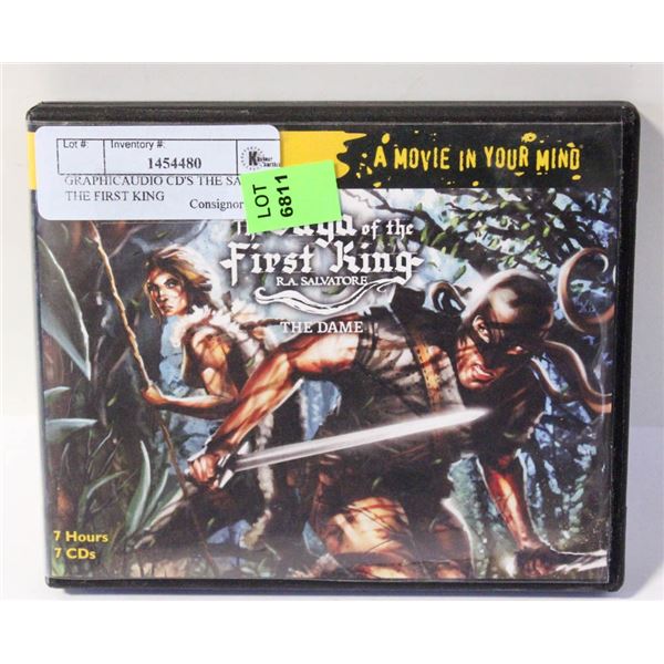 GRAPHICAUDIO CD'S THE SAGA OF THE FIRST KING