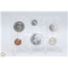 Image 2 : 1963 SILVER CANADA 6 COIN RCM SET, MINT SEALED