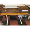 Image 1 : NEWLY ASSEMBLED 48 X 24" HEIGHT ADJUSTABLE TABLE