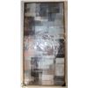 Image 1 : BRAND NEW ABSTRACT WALL ART GREY 40 X 20"