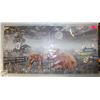 Image 1 : NEW COW HIGHLAND 20" X 40" WALL CANVAS ART