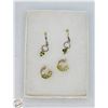 Image 1 : 2 PAIRS OF GENUINE CITRINE & 925 SILVER EARRINGS