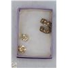 Image 1 : 2 PAIRS OF HAWAIIAN FLOWER LEVERBACK EARRINGS