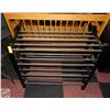 Image 1 : 4 TIER WOOD/METAL SHOE RACK