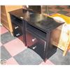 Image 1 : PAIR OF BLACK NIGHTSTANDS 23" X 16" X 28"