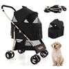 Image 1 : NEWLY ASSEMBLED 3-IN-1 PET STROLLER FOLDABLE