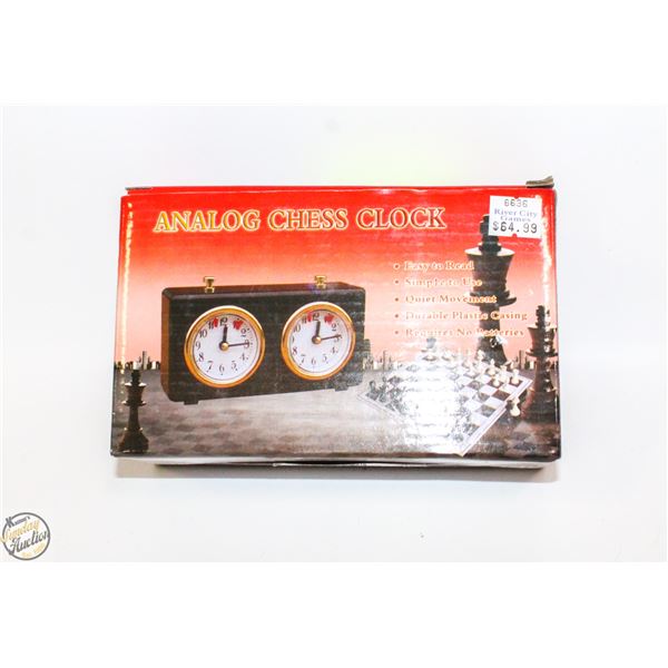 NEW IN BOX ANALOG CHESS