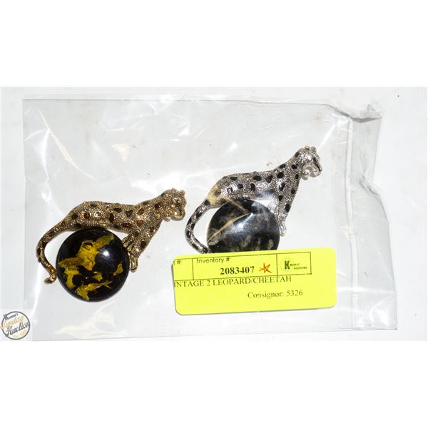VINTAGE 2 LEOPARD/CHEETAH