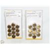 Image 1 : SEALED 20 KNURLED CABINET KNOBS