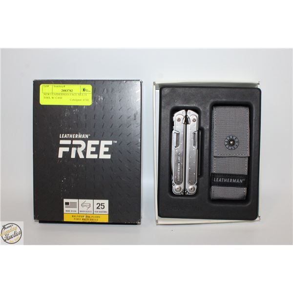 NEW LEATHERMAN FACE MULTI TOOL W/ CASE