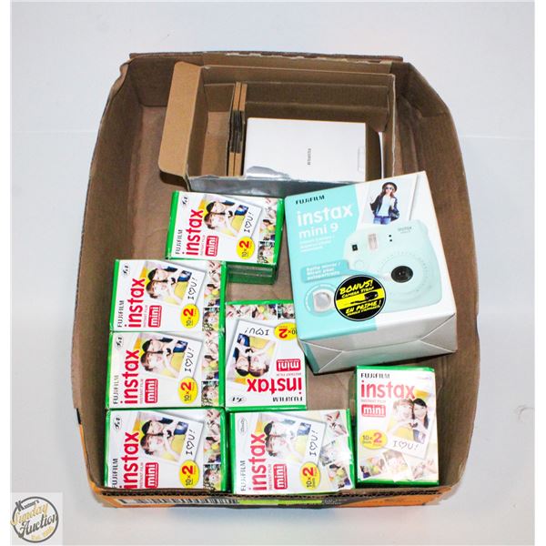 NEW FUJIFILM INSTAX MINI 9 CAMERA & PRINTER &