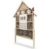 Image 1 : NEW INSECT HOTEL XL BEE HOTEL WITH STAND AND METAL