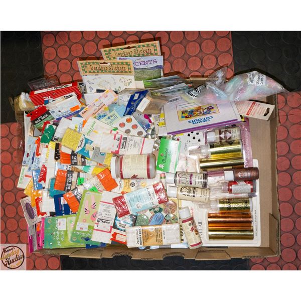 LARGE LOT OF CRAFTING SUPPLIES/ACCESSORIES