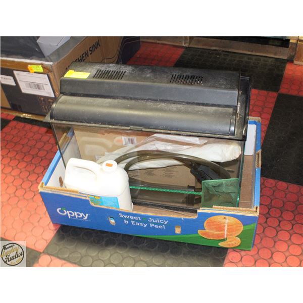 FISH TANK WITH ACCESSORIES
