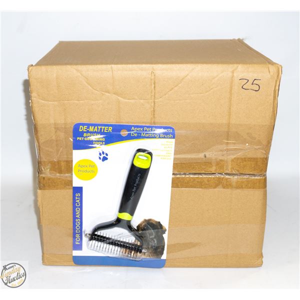 NEW DE MATTING DOUBLE SIDED BRUSHES 25 IN BOX