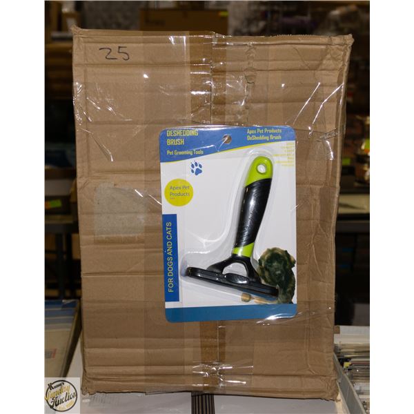 DE SHEDDING PET BRUSHES PUSH BUTTON
