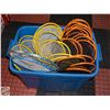 Image 1 : BIN WITH 39 KIDS CAMP BADMINTON RACKETS