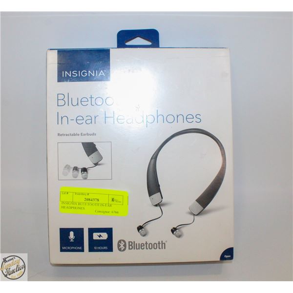 INSIGNIA BLUETOOTH IN-EAR HEADPHONES