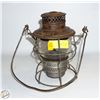 Image 1 : ANTIQUE 1912-1922 CNR RAILROAD LANTERN, NO CRACKS,