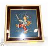 Image 1 : FRAMED ORIGINAL CROSS STITCH/PETIT POINT
