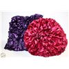 Image 1 : PAIR OF PIER1 IMPORTS PURPLE/BURGANDY