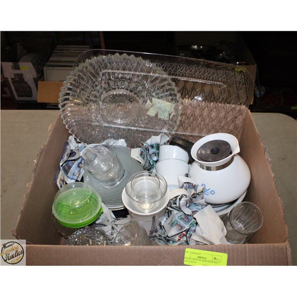 ESTATE CRYSTAL SERVINGWARE + CONTAINERS
