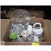Image 1 : ESTATE CRYSTAL SERVINGWARE + CONTAINERS