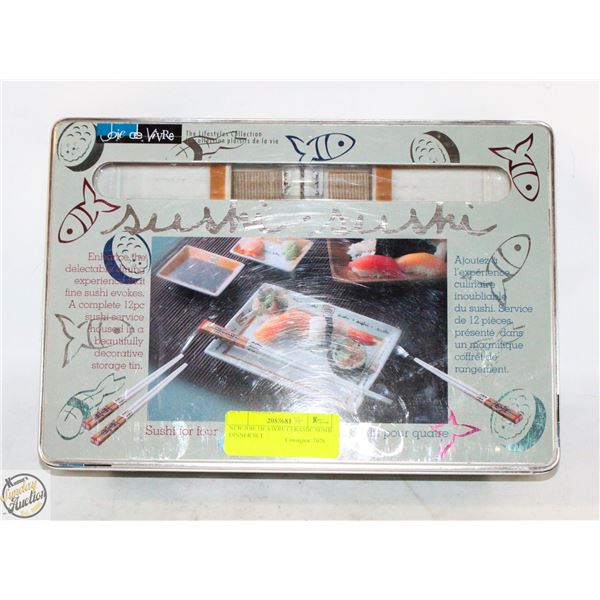 NEW JOIE DE VIVRE CERAMIC SUSHI DINNER SET