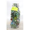 Image 1 : ESTATE VINTAGE MILK BOTTLE OF OLD MARBLES