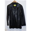 Image 1 : WOMEN'S XL BLACK LAMBSKIN LEATHER JACKET,