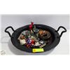 Image 1 : CAST IRON DOUBLE HANDLED MENS ESTATE CONTENTS FROM