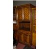 Image 1 : WOODEN SECRETARY BOOKCASE WITH BRASS