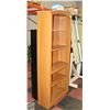 Image 1 : 4 TIER BOOK SHELF BROWN IN COLOUR H-75" W-12.5"