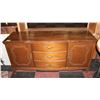 Image 1 : WOODEN DRESSER WITH 3 CURVED FRONT
